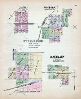 Clarks, Osceola, Stromsburg, Shelby, Nebraska State Atlas 1885